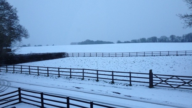 Snow in North Hampshire
