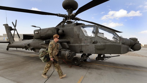 Prince Harry seen in November at the British controlled flight-line in Camp Bastion, southern Afghanistan