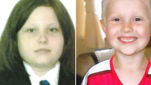 Sophie Fletcher, aged 12, and Jack Fletcher, aged 10