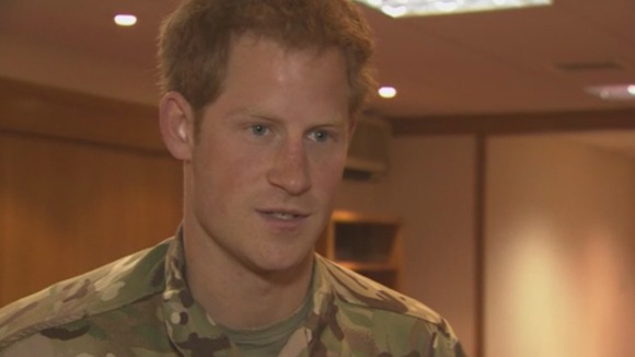 Prince Harry said he was 'looking forward to seeing family'