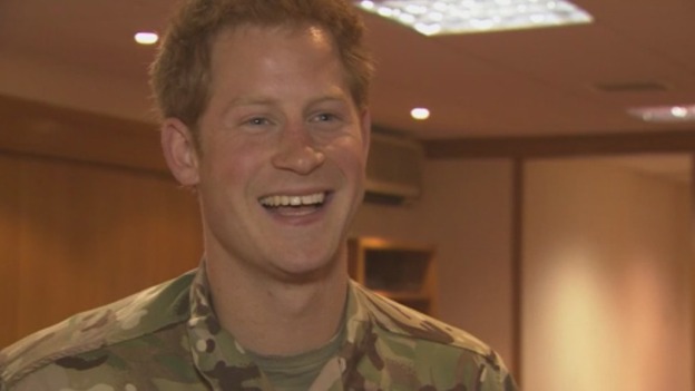The prince laughed when asked if he had considered that becoming an uncle would mean he became fourth in line to the throne