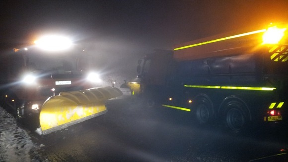 Gritting lorries