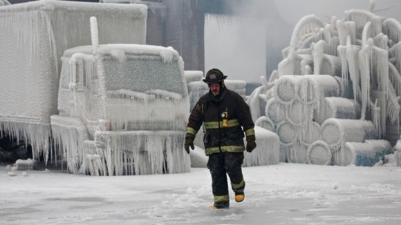 It is thought to be one of the biggest fires Chicago has seen in years