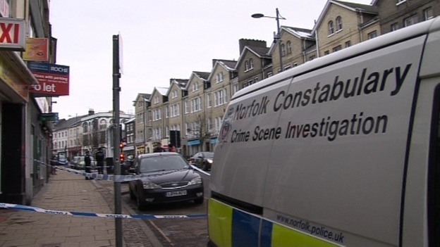Police in Prince of Wales Road
