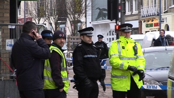 Police in Prince of Wales Road