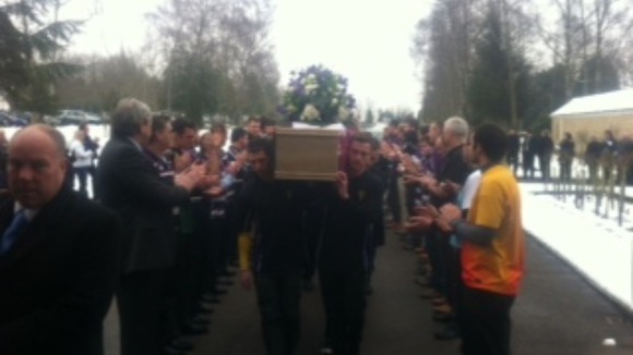 Jason Laman's coffin