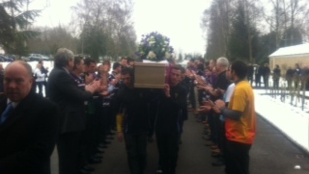 Jason Laman's coffin