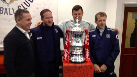 The FA Cup at Luton