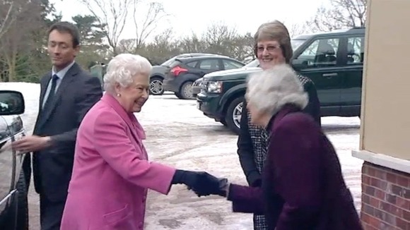 The Queen visits Sandringham WI
