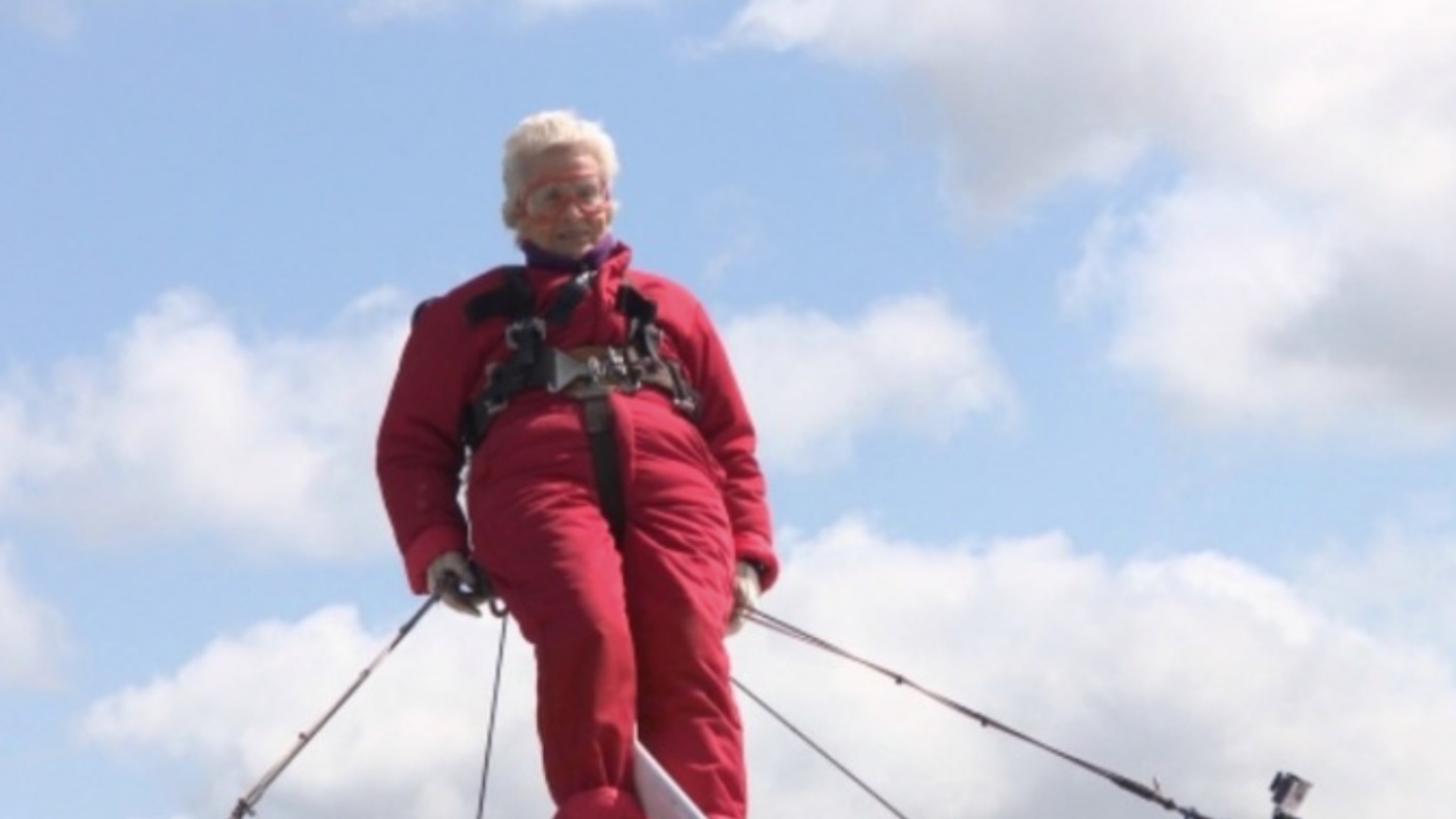 Daredevil 91yearold thought to be UK's oldest female wing walker