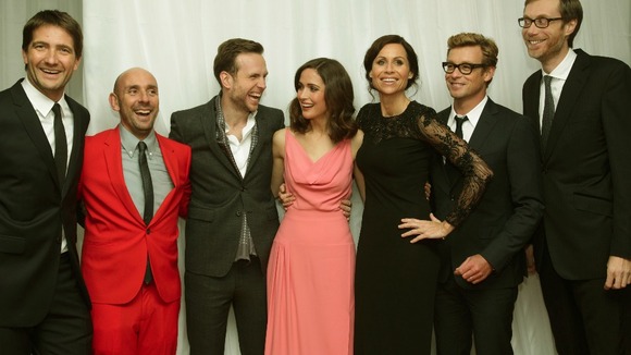 Kris Thykier, Dan Mazer, Rafe Spall, Rose Byrne, Minnie Driver, Simon Baker and Stephen Merchant