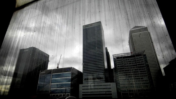 London's Canary Wharf financial district