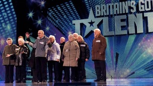 The Zimmers during auditions for the ITV programme Britain's Got Talent