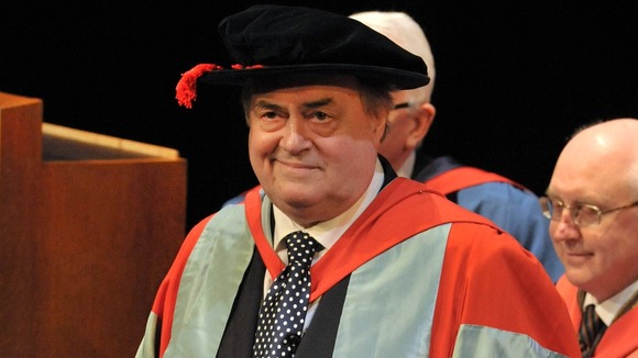Lord Prescott at today's ceremony