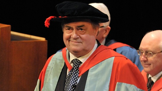 Lord Prescott at today's ceremony