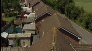 Rooftops of homes in barry