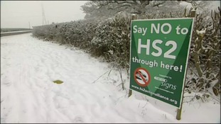 HS2 sign