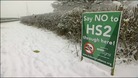 HS2 sign