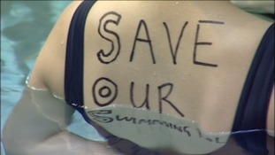 Protests against the possible closure of Newcastle City Pool