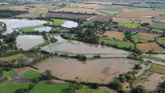 Flooded fields
