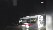 Mystery of bus found abandoned on beach