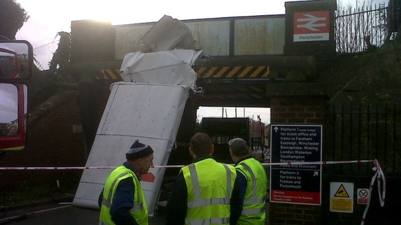 Portchester railway bridge