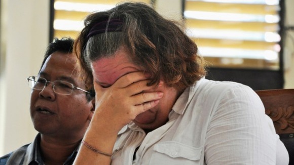 Sandiford weeps as she is told she will face the death sentence