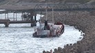 The cargo ship at Llanddulas