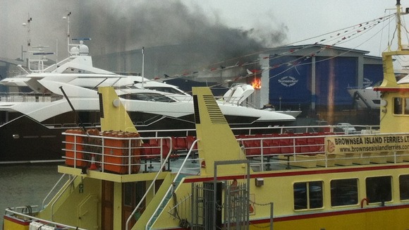 Sunseeker factory fire
