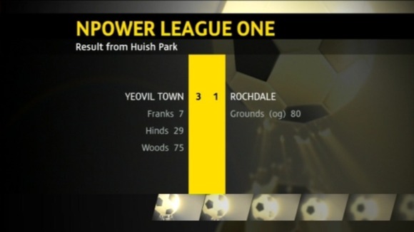 Yeovil 3 - 1 Rochdale