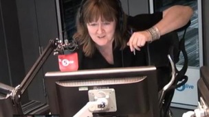 Shelagh Fogarty keeping her feet off the floor