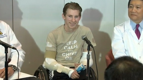 US soldier amputee