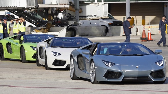 The demonstration marked the automaker's 50th Anniversary