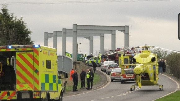 East Cowick crash