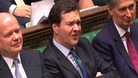 Foreign Secretary Willaim Hague, Chancellor George Osborne, and Secretary of State for Defence Philip Hammond