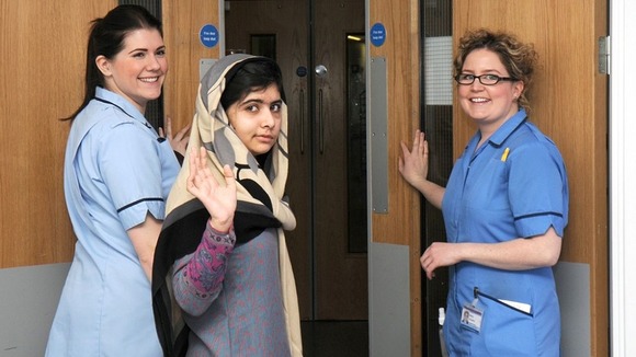Malala was allowed to leave Queen Elizabeth Hospital to live with her family in Birmingham earlier this month