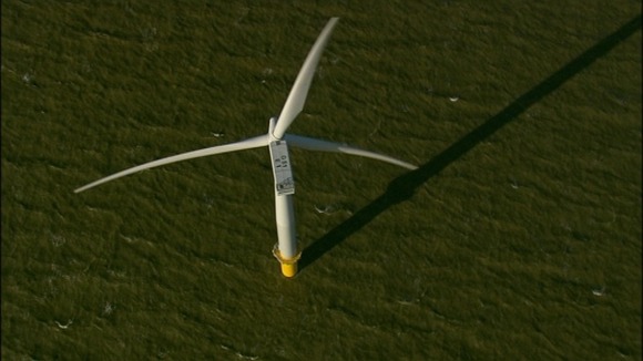 A wind turbine