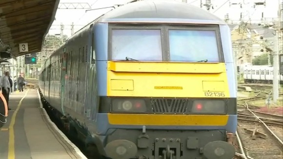 A Greater Anglia Train at Norwich Station