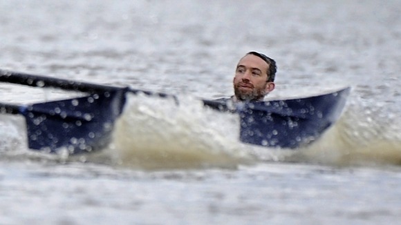 Trenton Oldfield in the water