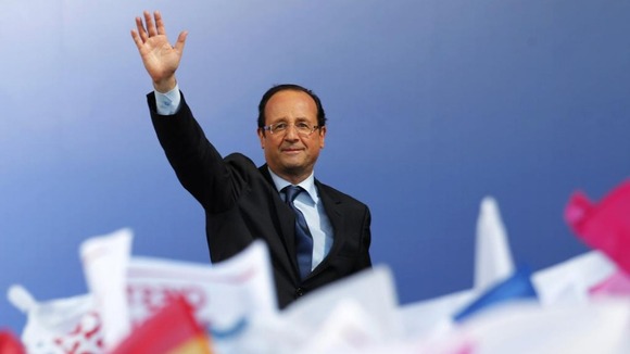 French President Francois Hollande in April 2012
