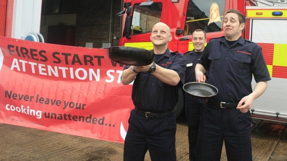 Fire and rescue staff get ready for Shrove Tuesday