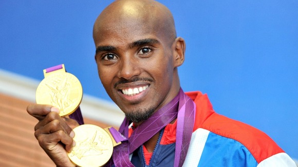 Mo Farah won two Olympic gold medals in London.