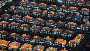 Aerlal shot of houses