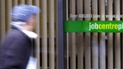 Man outside Job Centre