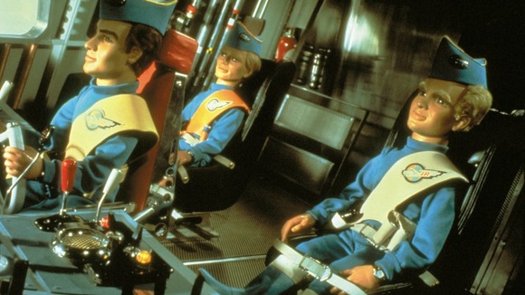 The Tracy brothers inside Thunderbird 1