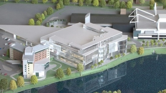 A model of the building