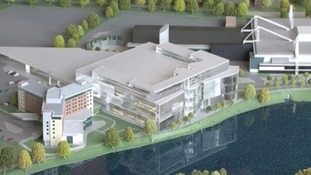 A model of the building