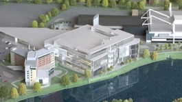 A model of the building 