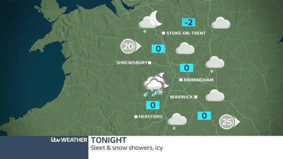 Tonight in the West Midlands