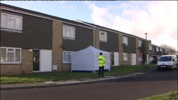 House in Holywell where a body was discovered